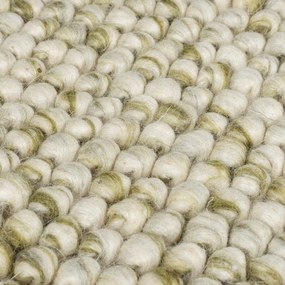 Khaki kézi szövésű gyapjúkeverék szőnyeg 160x230 cm Minerals – Flair Rugs