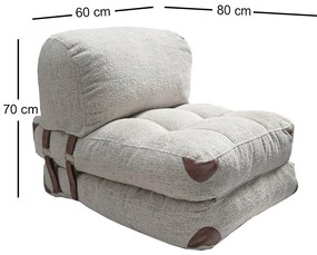 Összecsukható szék Teddy szürke