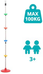 2in1 mászókötél és hinta gyerekeknek