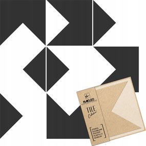 Festősablon Csempe Többször felhasználható 25x25cm Minta Geometria Mirandel