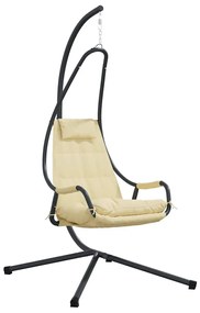 Függő tojás szék Bézs 94 x 107 x 196.5 cm Acél