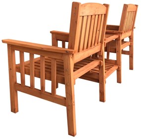 Fa 2 személyes kerti garnitúra