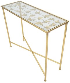 Konzol pillangók üveg 100x35x80cm