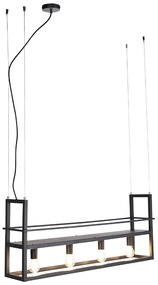 Okos lógólámpa fekete, WiFi-vel A60 - Cage Rack