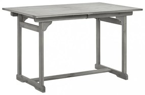 tömör akácfa kerti étkezőasztal (120-170) x 80 x 75 cm