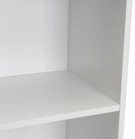 Fehér könyvespolc 30x106x24 cm Cube – Casa Selección