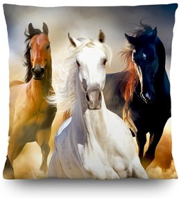 Horses párna, 45 x 45 cm