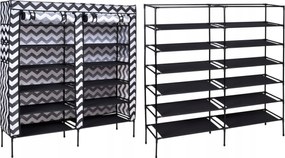 Textil Cipősszekrény Cipőspolc Könyvespolc Állvány Gardrób Rendszerező