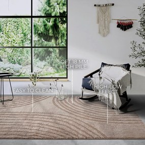Bézs szőnyeg 200x280 cm Pigment Beige – Elle Decoration