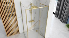 Rea, Sarokzuhanykabin REA RAPID FOLD Gold, KPL-09132