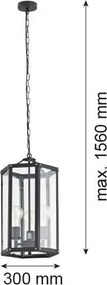 Argon BODRUM 1253 Függőlámpa 3x15W/E27 IP20