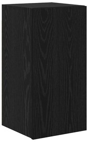 TV szekrény garnitúra 6 pcs Musta tammi 80 x 30 x 30 cm Faanyag