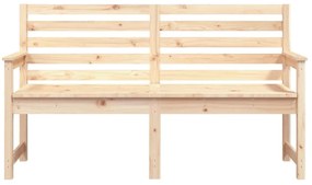 tömör fenyőfa kerti pad 159,5x48x91,5 cm