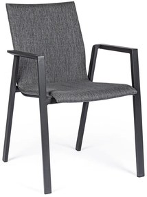 ODEON prémium kültéri szék - szürke/antracit