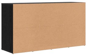 Cipőpad polcokkal Egyéb Musta tammi 103 x 30 x 54.5 cm Faanyag