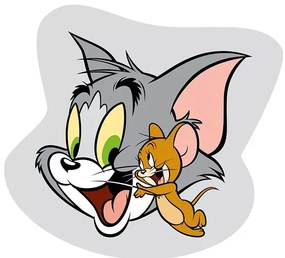 Tom és Jerry formapárna, díszpárna 32*32 cm