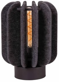 Lucide 45592/01/36 - Asztali lámpa RAFAL 1xE27/40W/230V fekete/szürke