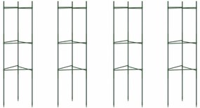 4 db acél és PP paradicsomketrec 116 cm