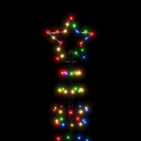 színes LED karácsonyfa tüskékkel 570 LED 300 cm