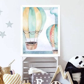 INSPIO Falikép fiúknak - Hőlégballonok