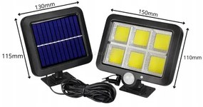 Szolár LED lámpa - 120 COB