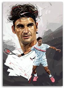 Gario Vászonkép Roger Federer - Dmitry Belov Méret: 40 x 60 cm