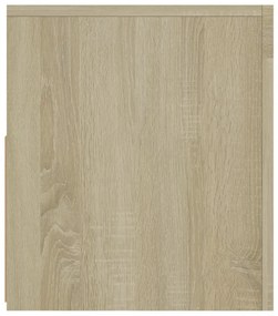 sonoma tölgy színű TV-szekrény LED-lámpákkal 120 x 35 x 40 cm