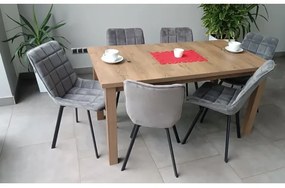 Kinyitható LIAM étkezőasztal, tölgy