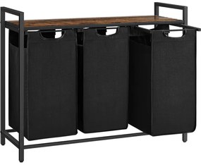 REX mosókosár barna/fekete