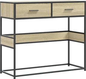 vidaXL sonoma tölgy színű szerelt fa tálalóasztal 90x35x80 cm