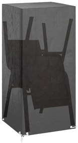 polietilén kerti szék huzat 8 fűzőlyukkal 75x70x140 cm