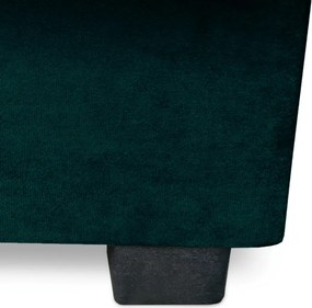 2 db-os szett, ágyazható kanapé zöld színben, velúr kárpittal SIGMA