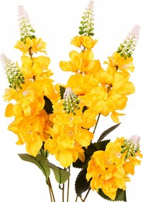 Levonka sárga művirág ág csomó kompozíció 6 db