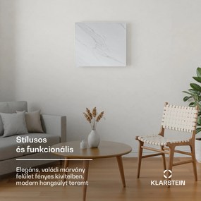 Klarstein MarmoHeat infravörös panel | 420 W | 6 - 12 m² | márvány design | 70 cm x 63 cm