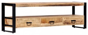 tömör mangófa TV-szekrény 150 x 30 x 45 cm