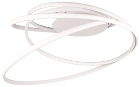 Fehér LED mennyezeti lámpa fém búrával Nala – Trio Select