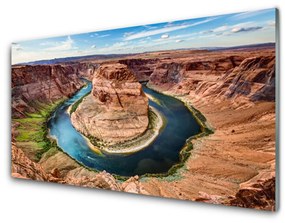 Üvegkép falra Grand Canyon Landscape 120x60cm 2 fogas