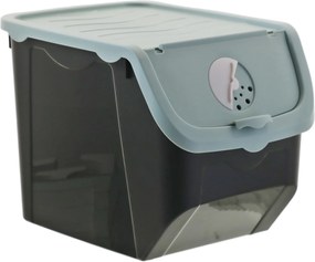 Műanyag Zöldségtároló Edény Fedéllel 12L Konyhai Rendszerező