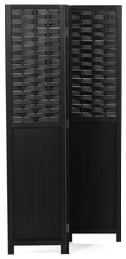 Fekete Tömörfa Paraván. EF-L145 BK