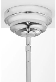 Jupiter 2072 - PLATINO rúdon szerelt csillár 3xE27/15W/230V zöld/fényes króm