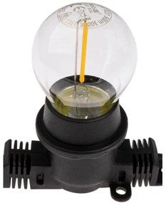 Kültéri dekorációs fénylánc MIMOSA 20xE27/1,3W/230V IP44 20m