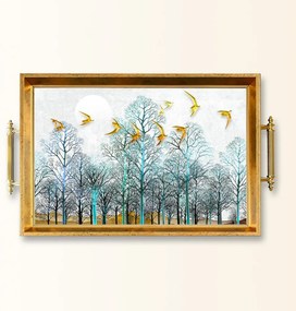 Üveg tálca, 38×24 cm – TPEA9940