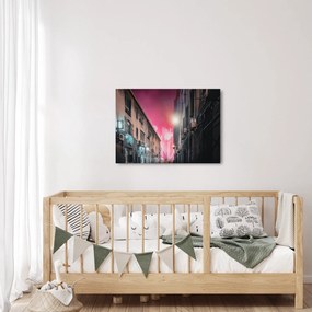 Tűzijáték Marseille-ben (70x50 cm)