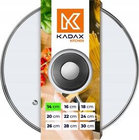 Üvegfedő 14 cm Serpenyő Fedő Univerzális Hőálló