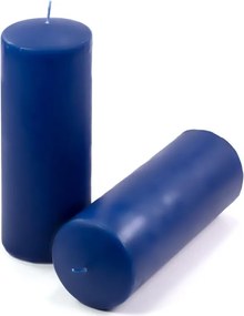 Gyertya készlet 20 cm  Ø 7,5 cm 2 db kék