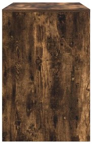Íróasztal polcokkal Füstölt tölgy 102 x 50 x 75 cm Faanyag