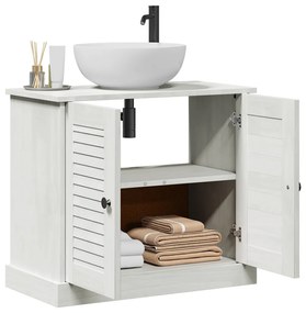 Mosdószekrény VIGO&quot; Ajtókkal, méretei: 67.5x34x59 cm, tömör fenyőből készült.&quot;