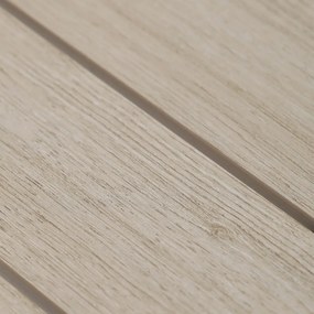 Kerti asztal 162x90 cm, alumínium, polywood, bézs, AZT-S1514 CRM