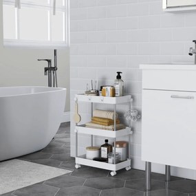 Mozgatható polc, fehér, ALIOL TYP 1