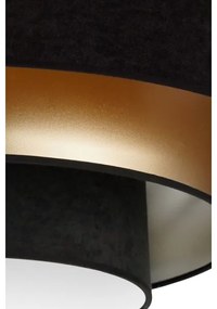 Duolla - LED Mennyezeti lámpa LUNETA LED/26W/230V átm. 60 cm 4000K fekete/arany